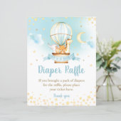 Niedlicher Tiere Heißluftballon Windeln Raffelzeic (Stehend Vorderseite)