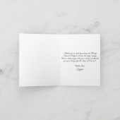 Niedlicher Tiere Kinderdusche geklappt Danke Karte (Innenseite)