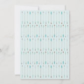 Niedlicher Tiere Totem Wild One Baby Dusche Einladung (Rückseite)