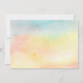 Niedlicher Tiere Virtual Baby Dusche Einladung (Rückseite)