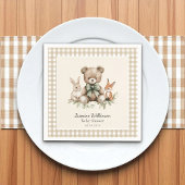 Niedlicher Tiere Wasserfarbe Kinderdusche Napkins Serviette