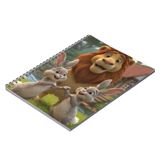 Niedlicher Tiere zurück zum SchulNotebook Notizblock (Linke Seite)