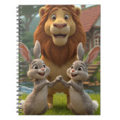 Niedlicher Tiere zurück zum SchulNotebook Notizblock (Vorderseite)