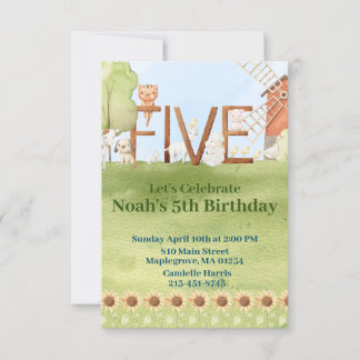 Niedlicher Tiergarten Einladung