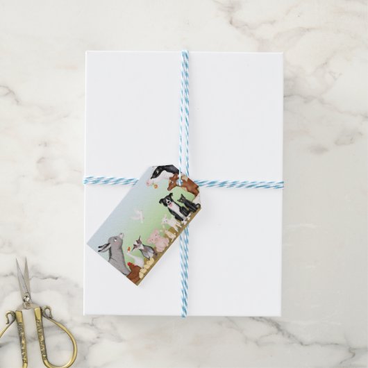 Niedlicher Tierhalter Geschenkanhänger (Mit Garn)