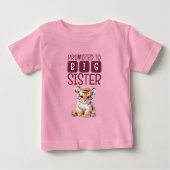 Niedlicher Tiger Baby T-shirt (Vorderseite)