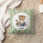 Niedlicher Tiger Buch Kissen (Decke)