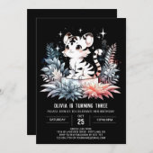 Niedlicher Tiger Geburtstag Einladung (Vorne/Hinten)