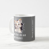 Niedlicher Tiger in einer Tasse! Neuheit für Tiger Kaffeetasse (Vorderseite Links)