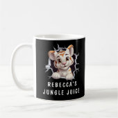 Niedlicher Tiger in einer Tasse! Neuheit für Tiger Kaffeetasse (Links)