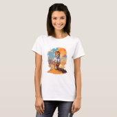 Niedlicher Tiger, lustige Tiere Lover, liebevolles T-Shirt (Vorne ganz)