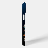 Niedlicher Tiger mit Blume Papier Ausschnitt Case-Mate iPhone Hülle (Rückseite / Rechts)