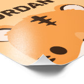Niedlicher Tiger mit Personalisiertem Foto (Ecke)