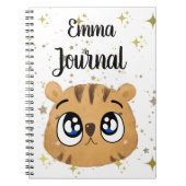 Niedlicher Tiger Notizblock (Vorderseite)