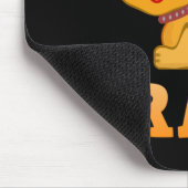 Niedlicher Tigerkatze, tapfer Cartoon Mousepad (Ecke)