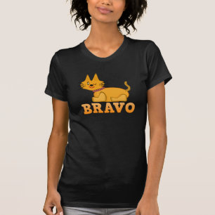 Niedlicher Tigerkatze, tapfer Cartoon T-Shirt