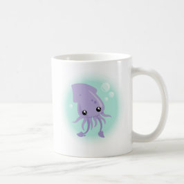 Niedlicher Tintenfisch Kaffee Tasse