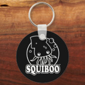 Niedlicher Tintenfisch Schlüsselanhänger (Vorderseite)