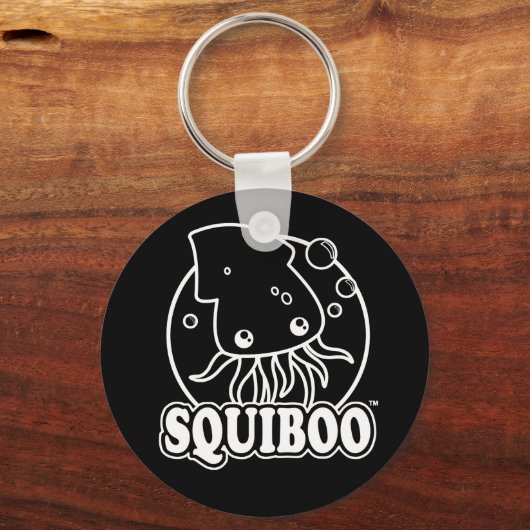Niedlicher Tintenfisch Schlüsselanhänger (Vorderseite)