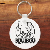 Niedlicher Tintenfisch Schlüsselanhänger (Vorderseite)