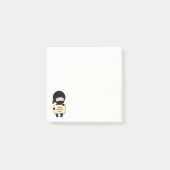 Niedlicher, Tiny Ninja-Holding-Sign-Benutzerdefini Post-it Klebezettel (Vorderseite)