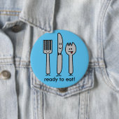 Niedlicher Tischbesteck-Gerät-Gabel-Messer Spork Button (Beispiel)