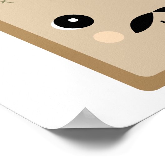 niedlicher Toast Poster (Ecke)