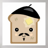 niedlicher Toast Poster (Vorne)