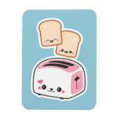 Niedlicher Toaster mit Happy Toast Magnet (Vertikal)