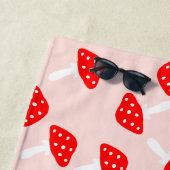 Niedlicher Toilette Mushrooms Strandtuch (Beispiel)