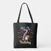 Niedlicher Toucan 7. Geburtstag 7. Geburtstag Tasche (Rückseite)