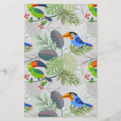 Niedlicher Toucan bird, Everybirdy Pattern, Wasser (Rückseite)