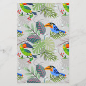 Niedlicher Toucan bird, Everybirdy Pattern, Wasser (Vorderseite)