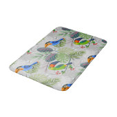 Niedlicher Toucan bird, Everybirdy Pattern, Wasser Badematte (Schrägansicht)