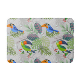 Niedlicher Toucan bird, Everybirdy Pattern, Wasser Badematte