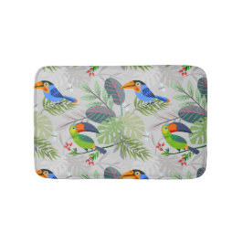 Niedlicher Toucan bird, Everybirdy Pattern, Wasser Badematte