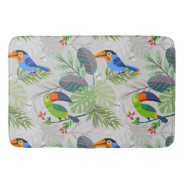Niedlicher Toucan bird, Everybirdy Pattern, Wasser Badematte