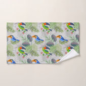 Niedlicher Toucan bird, Everybirdy Pattern, Wasser Badhandtuch Set (Handtuch)