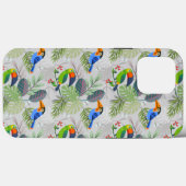 Niedlicher Toucan bird, Everybirdy Pattern, Wasser Case-Mate iPhone Hülle (Rückseite (Horizontal))