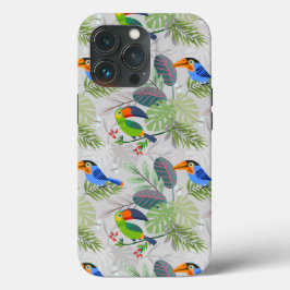 Niedlicher Toucan bird, Everybirdy Pattern, Wasser Case-Mate iPhone Hülle