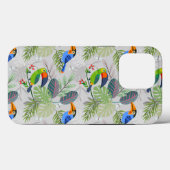 Niedlicher Toucan bird, Everybirdy Pattern, Wasser Case-Mate iPhone Hülle (Rückseite (Horizontal))