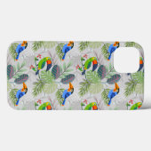 Niedlicher Toucan bird, Everybirdy Pattern, Wasser Case-Mate iPhone Hülle (Rückseite (Horizontal))