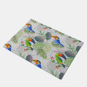 Niedlicher Toucan bird, Everybirdy Pattern, Wasser Fußmatte (Schrägansicht)