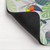 Niedlicher Toucan bird, Everybirdy Pattern, Wasser Mousepad (Ecke)