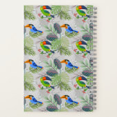 Niedlicher Toucan bird, Everybirdy Pattern, Wasser Notizblock (Rückseite)
