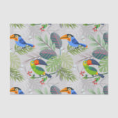 Niedlicher Toucan bird, Everybirdy Pattern, Wasser Seidenpapier (Vorderseite)