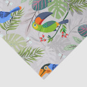 Niedlicher Toucan bird, Everybirdy Pattern, Wasser Seidenpapier (Ausschnitt)