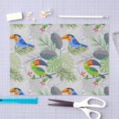 Niedlicher Toucan bird, Everybirdy Pattern, Wasser Seidenpapier (Handwerk)