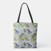 Niedlicher Toucan bird, Everybirdy Pattern, Wasser Tasche (Rückseite)