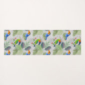 Niedlicher Toucan bird, Everybirdy Pattern, Wasser Yogamatte (Rückseite (Horizontal))